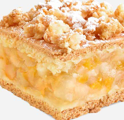 Apple & apricot cubes filling