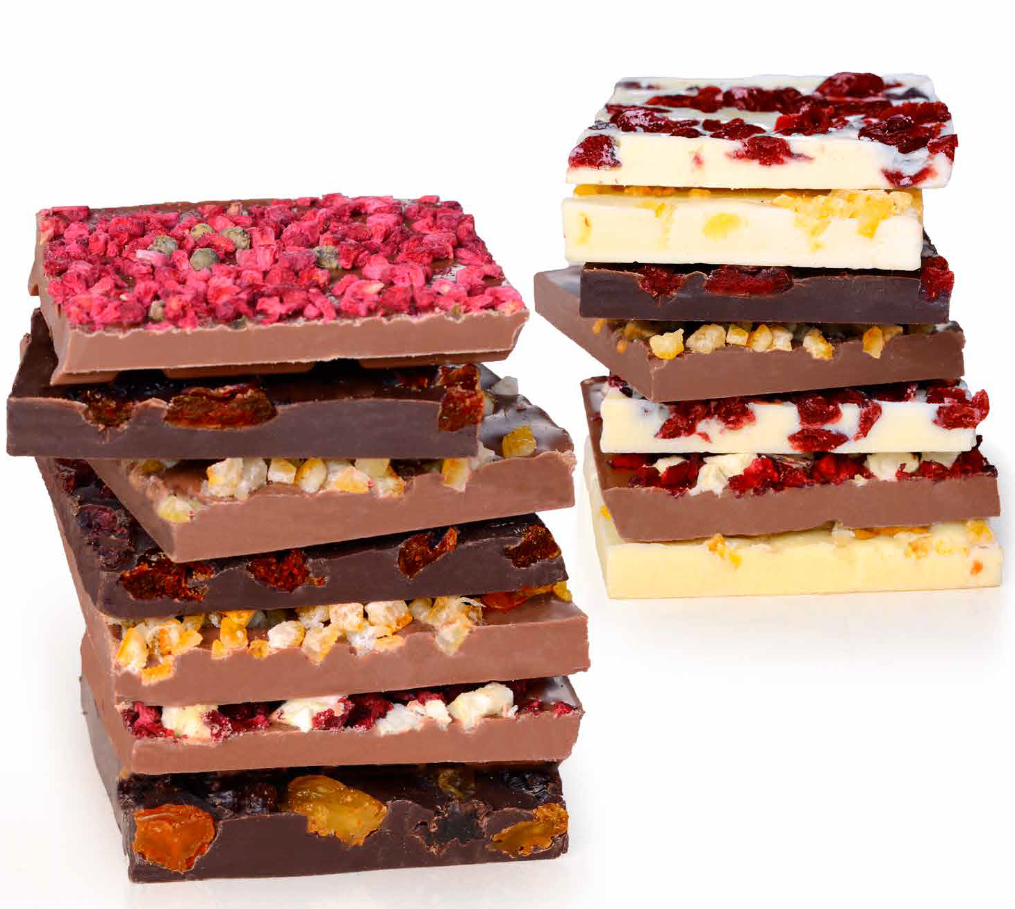 Candied fruits for chocolate